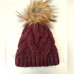 🔴$1SALE$ ITALIAN MADE BEANIE WITH PUFF